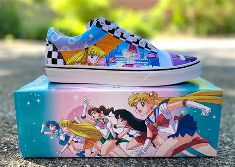 Sailor moon vans - Vans and Sailor Moon are once again joining forces for the greater good.Partnering together for a fourth time, the collection continues, inspired by the legendary anime. The Old Skool Overt CC is the latest shoe to join the ComfyCush family, blending together the beloved tales of love and friendship.
